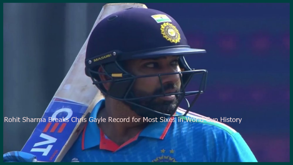 Rohit Sharma Breaks Chris Gayle Record