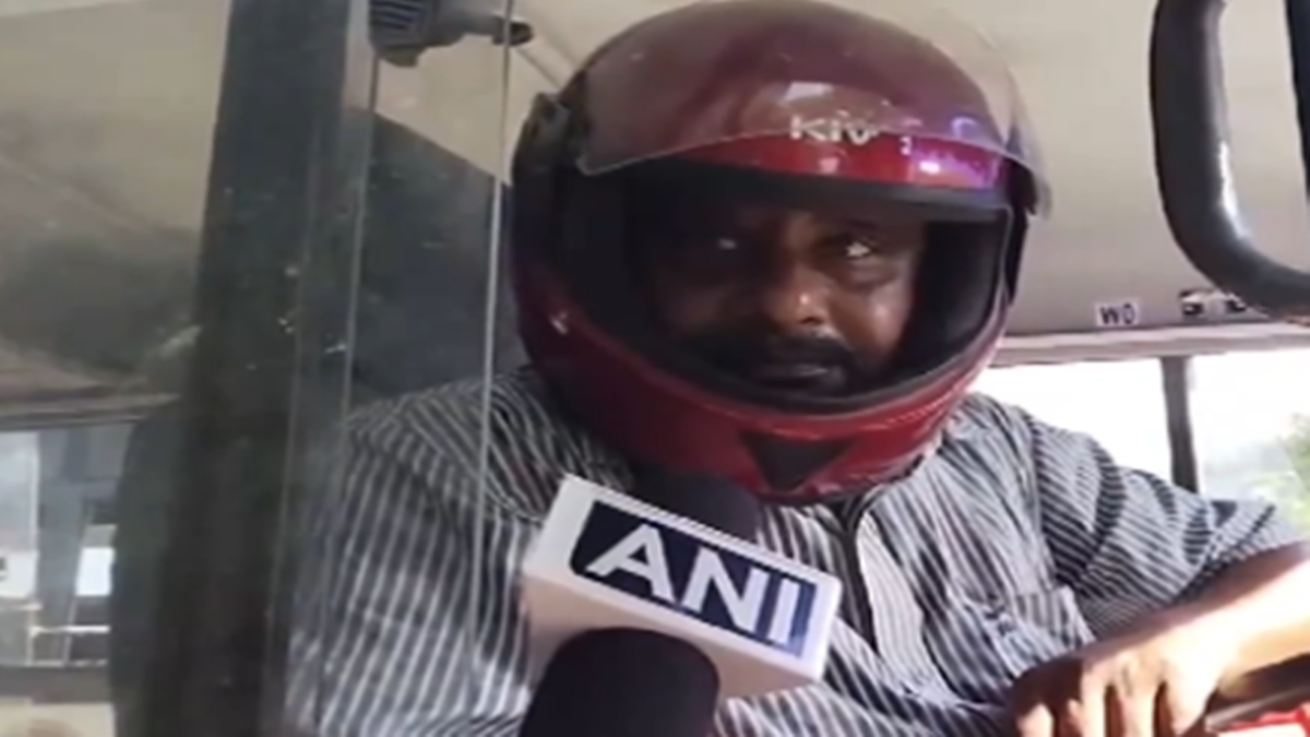 Bengal Bus Drivers Don Helmets