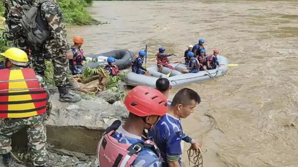 Bus Carrying 40 Indian Tourists Plunges into Nepal River