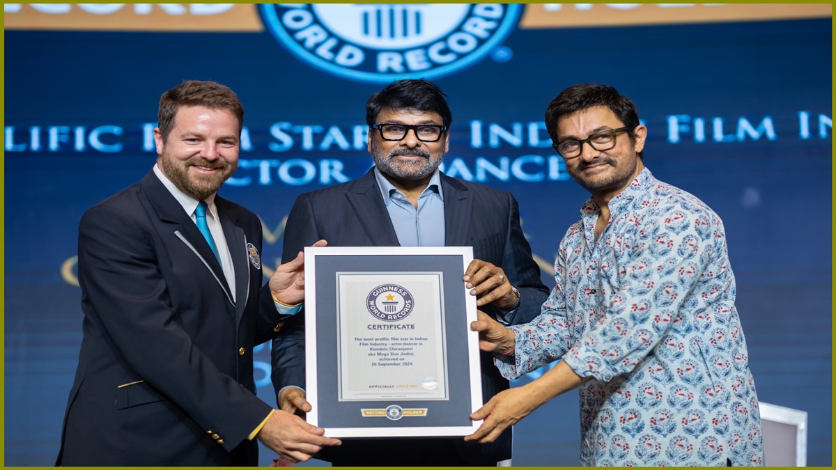 Megastar Chiranjeevi Honored in Guinness World Records